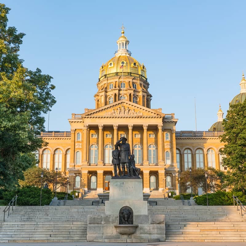 State capitol building Iowa