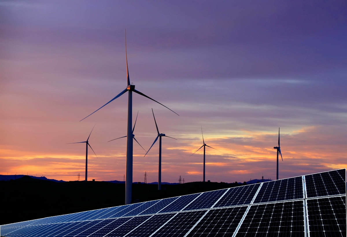 body windmill farm at sunset