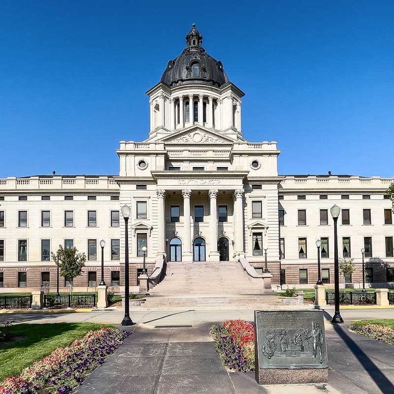 State capitol building South Dakota